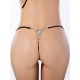 Diamond Back Black G-String