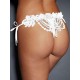 Beaded Embroidered & White Lady Plus Size Panty