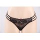 Naughty Black Lace Strapy Plus Size Panty