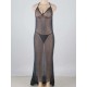 Midnight Romance Lingerie Gown