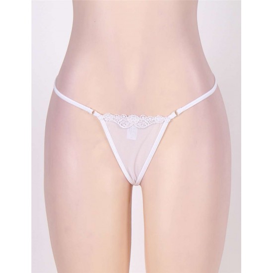 Sexy White Womens G String