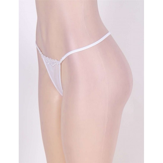 Sexy White Womens G String