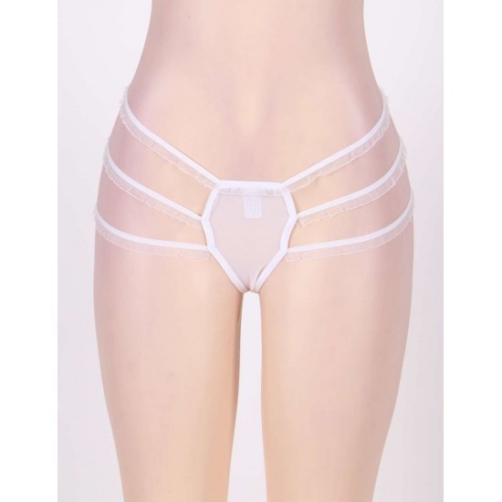 Women White Lace Sexy Panty