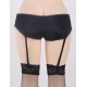 Crotchless Boyshort with Garters