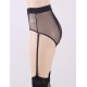 High Waist Side Garter Fishnet Panty