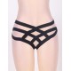 Black Cage Bandage Brief Thong