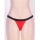 Red Heartbreaker Open Back Lace Trimmed Panty