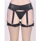 Black Panty With Garter Straps