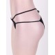 Plus Size Black Transparent Panty