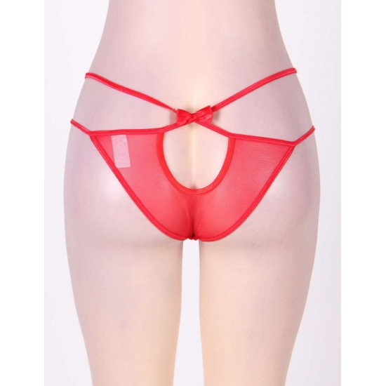 Plus Size Stylish Red Sexy Panty