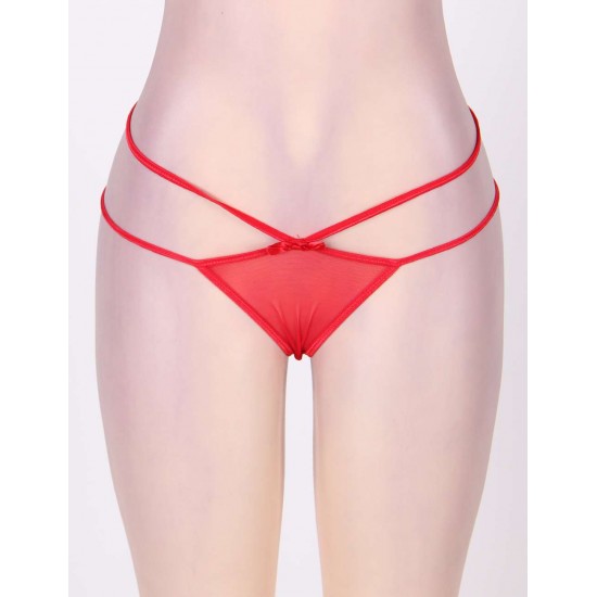 Plus Size Stylish Red Sexy Panty