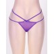 Plus Size Glamorous Purple Panty