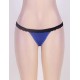 Black Lace Blue Plus Size Panty For Fat Women