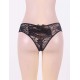 Open Crotch Black Lace Panty