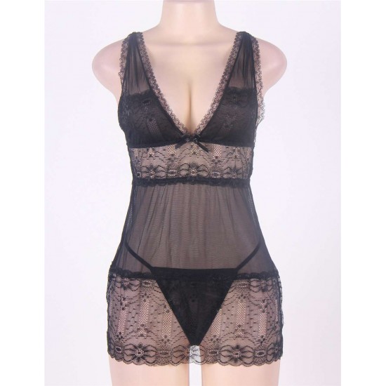 Sheer Mesh Babydoll