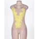 Yellow Floral Embroidery