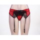 Red Sexy Transparent Lace Garter Panty