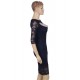 Sweet Heart Dark Blue Slim Fashion Dress