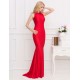 Plus Size Classic Crisscross Dream Evening Gown