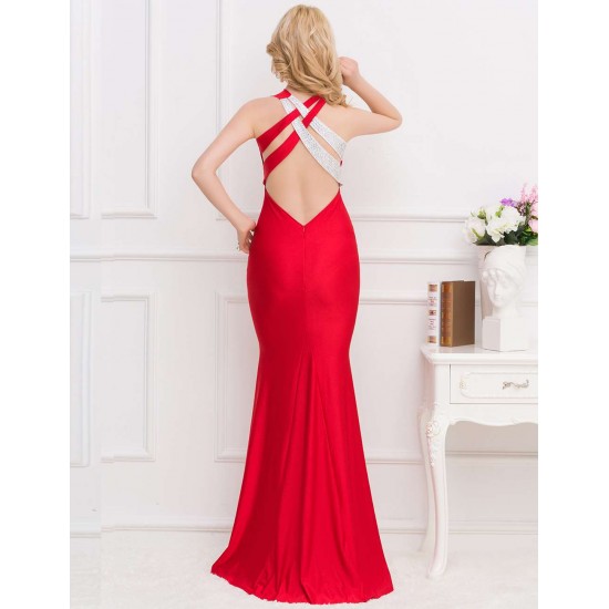 Classic Crisscross Dream Evening Gown