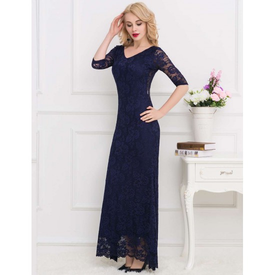 Plus Size Long Long Dress