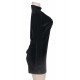 Long Sleeve V Neck Black Bodycon Dress