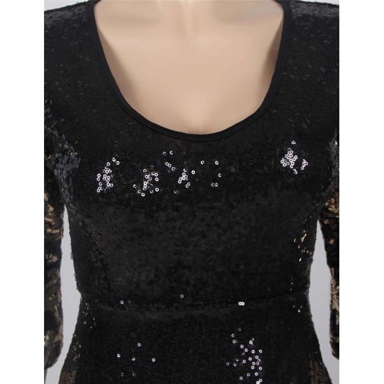 Online Sequins Gold Sexy Bodycon