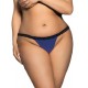 Black Lace Blue Plus Size Panty For Fat Women