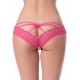 Caged Back Open Crotch Lace Panty