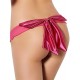 Women Mesh Big Bow Ruffled Thong