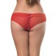 Plus Size Sexy Holiday Peek A Boo Back Mesh Crotchless Valentines Panty