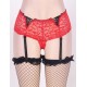 Crotchless Lace Garter Short