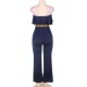 Stilvoller Bandeau-Overall mit Volant-Brustbereich