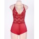 Crotchless Lace and Mesh Teddy