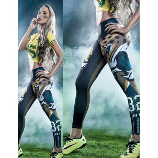 Jacksonville Jaguars printing Leggings