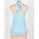 Light Blue Bow Fly-away Halter Babydoll