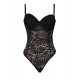 Push-up Cup Black Lace Teddy