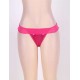 Plus Size Mesh Big Bow Ruffled Thong