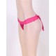 Plus Size Mesh Big Bow Ruffled Thong