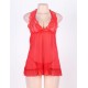 Romantic Red Open Back Flare Lingerie