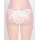 White Lace Open Crotch Sexy Panty