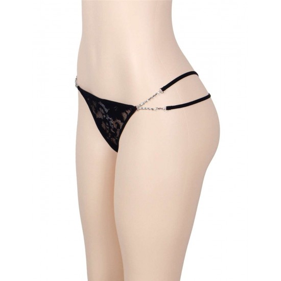 Diamond Charm Lace G String