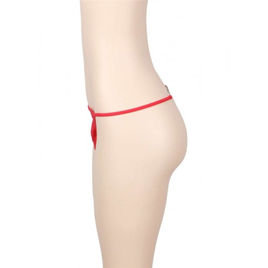 Diamond Back Red G-String