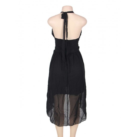 Twist Front Chiffon Dress