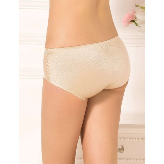 Plus Size Champagne Silky Flash Soft Sexy Panty