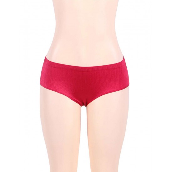 Plus Size Red Flash Silky Soft Sexy Panty