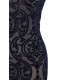 Dark Blue Elegant Bodycon Fashion Slim Dress