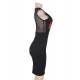 Elegant Embroidery Fashion Dress Black Bodycon