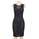 Deluxe black stripe Fashion Dress