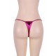 Plus Size Rosy Exotic Micro Shiny G String Thongs